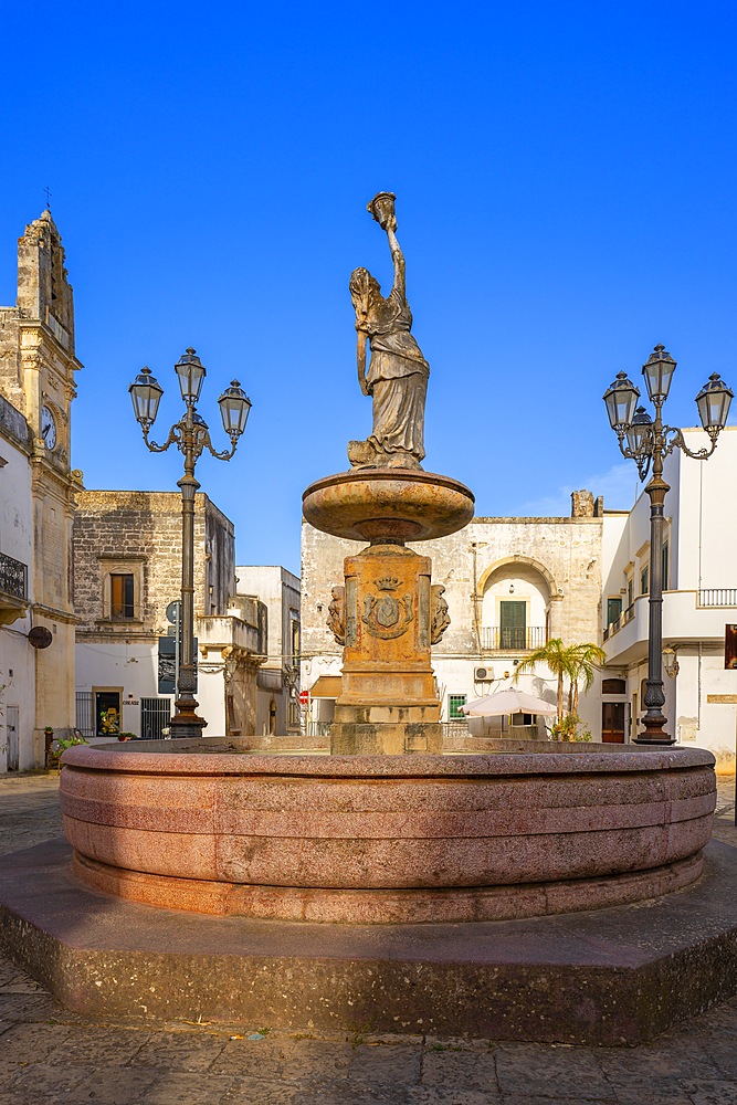 Piazza San Nicola, Corigliano d'Otranto, Lecce, Salento, Apulia, Italy