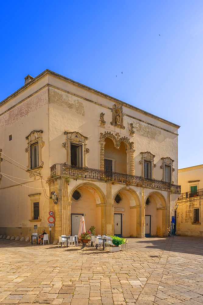 Comi Palace, Piazza San Nicola, Corigliano d'Otranto, Lecce, Salento, Apulia, Italy