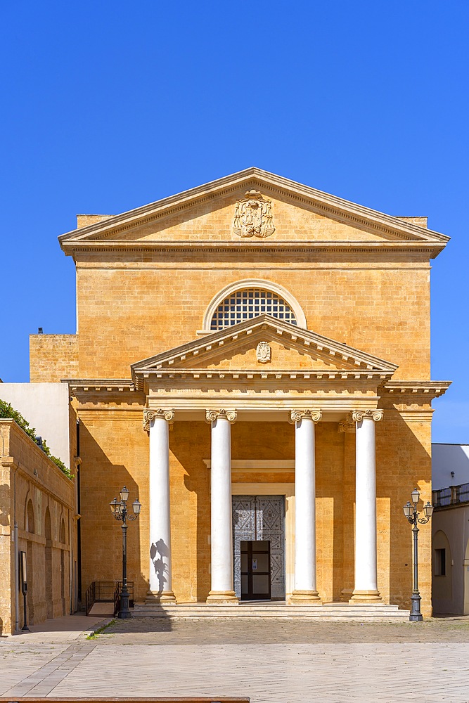 Piazza San Vincenzo, Cathedral of Santa Maria Assunta, Ugento, Lecce, Salento, Apulia, Italy