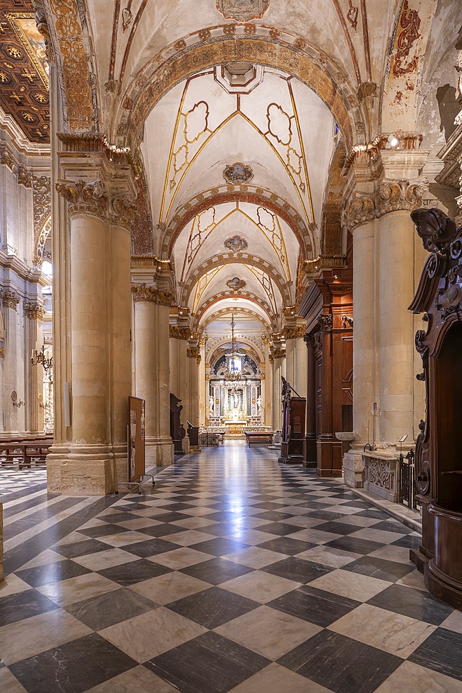 Lecce Cathedral, Cathedral of Maria Santissima Assunta and Sant'Oronzo, Lecce, Salento, Apulia, Italy