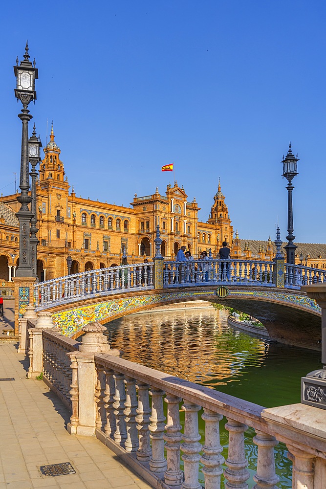 Plaza de España, Seville, Andalusia, Spain