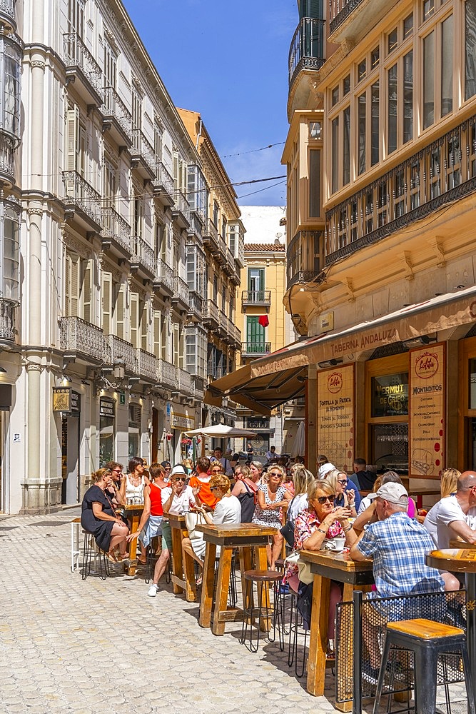 Old town, Malaga, Andalusia, Spain