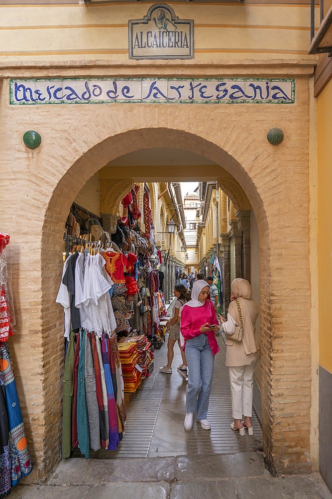 Alcaiceria, market, Granada, Andalusia, Spain