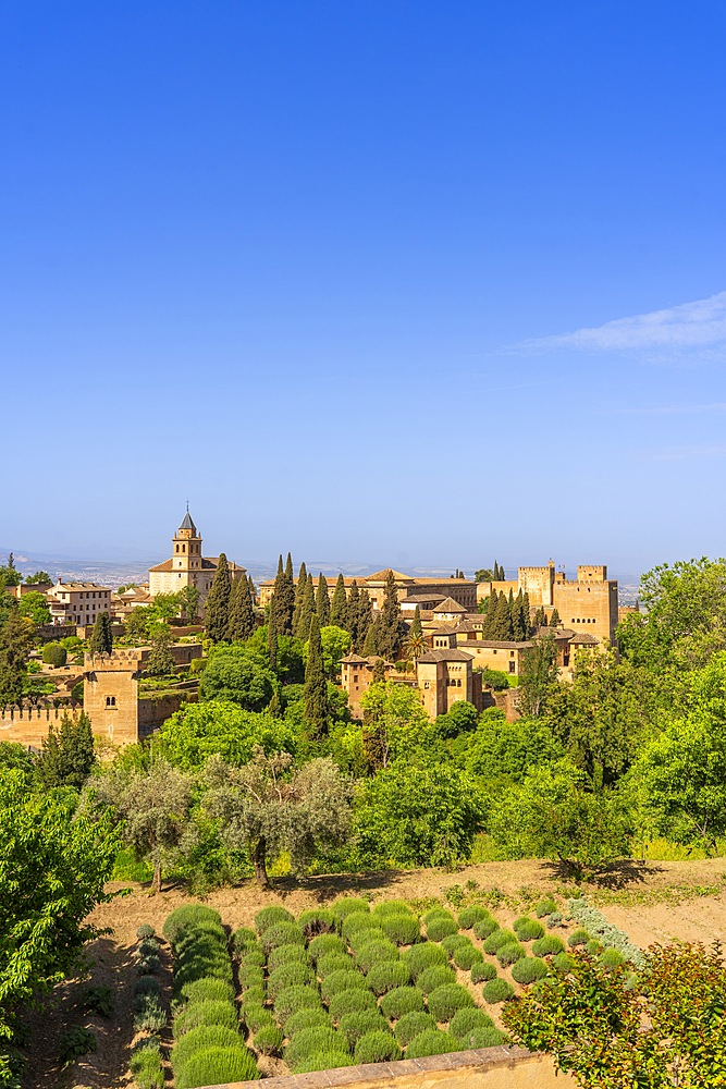 eneralife Palace, Generalife Gardens, Alhambra, Granada, Andalusia, Spain, Islamic architecture, Mudejar architecture, World Heritage Site, UNESCO,