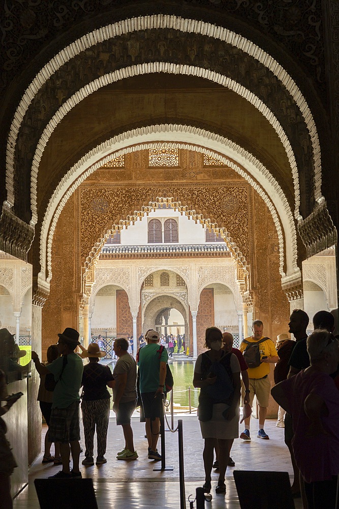 Nasrid Palaces, World Heritage Site, UNESCO, Alhambra, Granada, Andalusia, Spain, Islamic architecture, Mudejar architecture