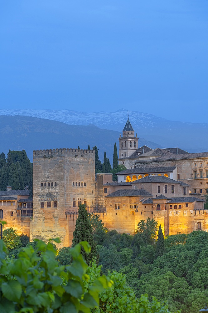 Mirador de San Nicolas, World Heritage Site, UNESCO, Alhambra, Granada, Andalusia, Spain, Islamic architecture, Mudejar architecture