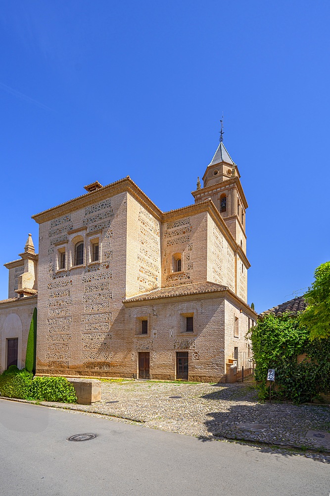 Church of Santa Maria, World Heritage Site, UNESCO, Alhambra, Granada, Andalusia, Spain, Islamic architecture, Mudejar architecture