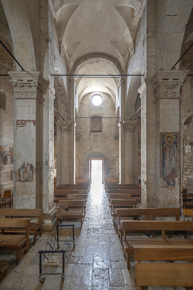 Church of Santa Maria Maggiore, complesso monumentale di San Pietro,, Monte Sant'Angelo, Foggia, Apulia, Italy