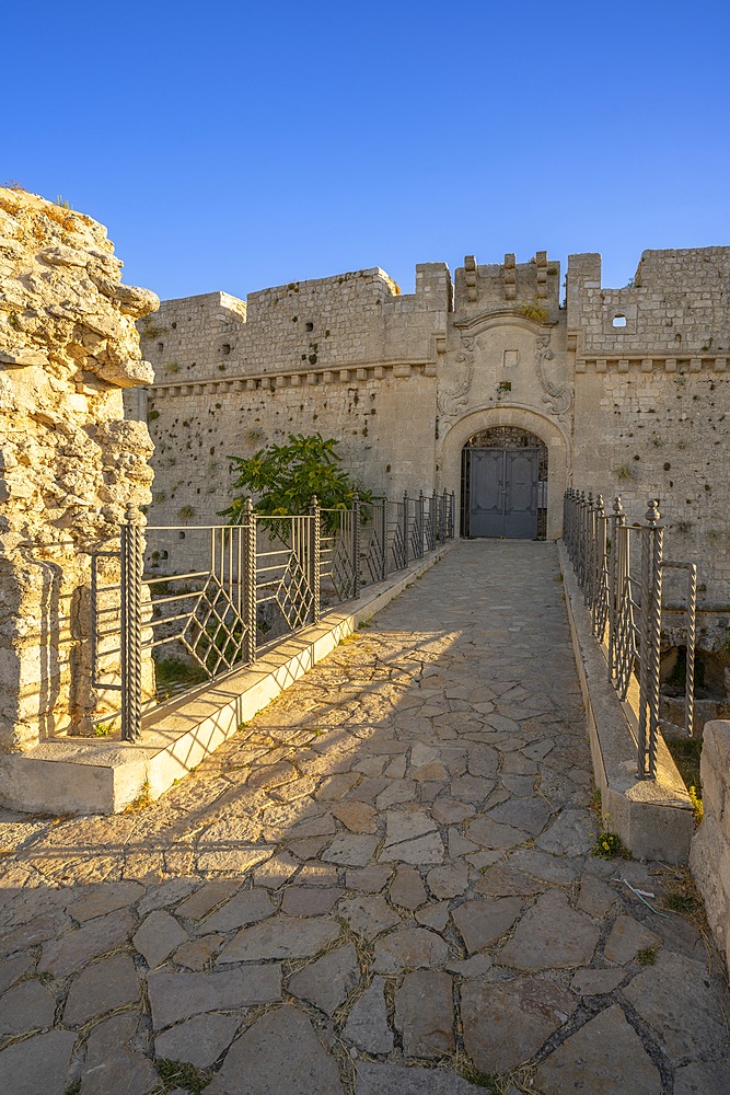 Norman Swabian Aragonese Castle, Monte Sant'Angelo, Foggia, Apulia, Italy