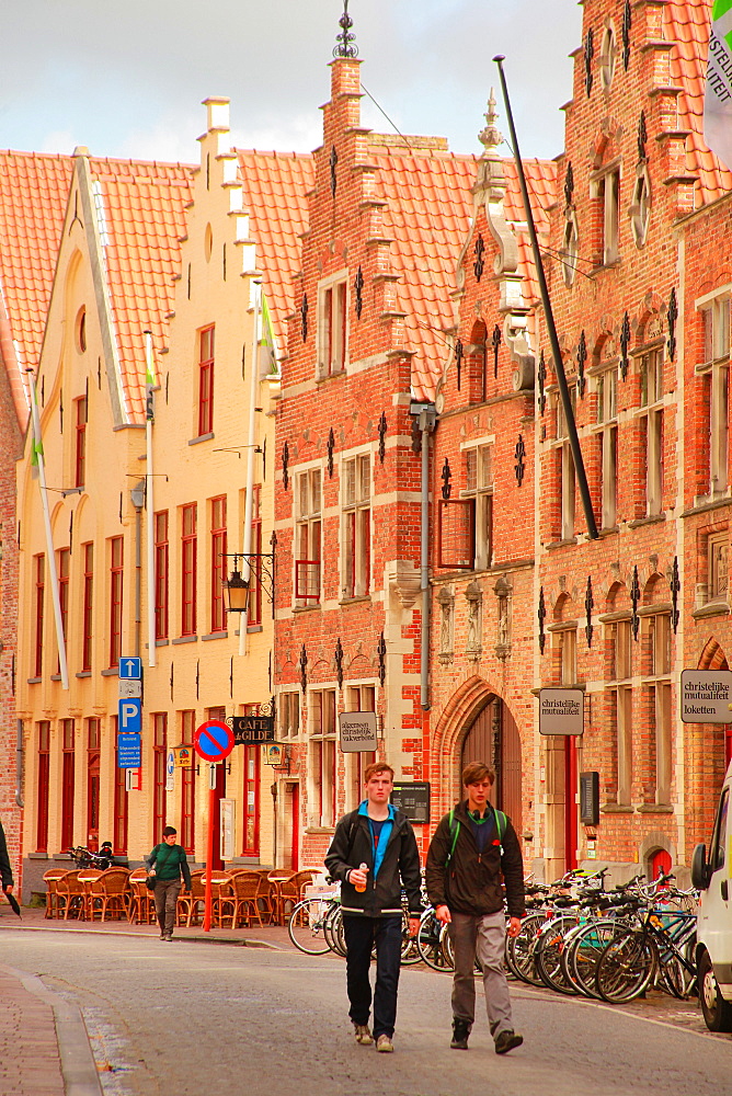 Oude Burg, Bruges, Flemish Region, West Flanders, Belgium, Europe