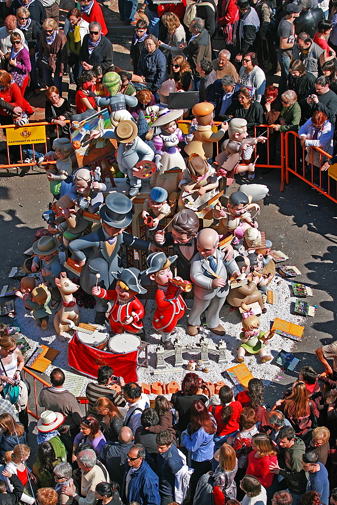 The Falles (Las Fallas) Festival, UNESCO Intangible Cultural Heritage, Valencia, Valencian Community, Spain, Europe