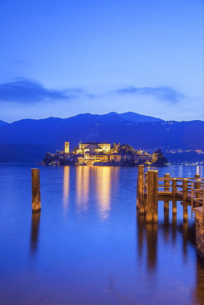 Isle of San Giulio, Orta San Giulio, Piemonte (Piedmont), Italy, Europe