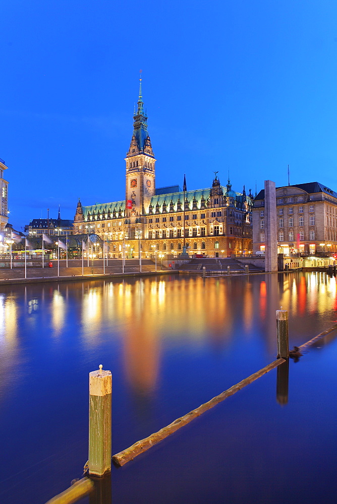 City Hall, Hamburg, Germany, Europe