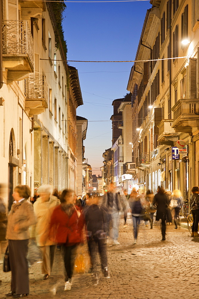 Corso Cavour, Pavia Cathedral, Pavia, Lombardy, Italy, EuropeEurope