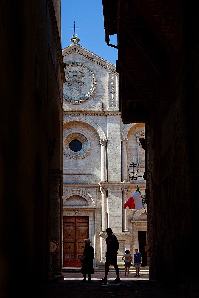 Pienza Cathedral, UNESCO World Heritage Site, Pienza, Tuscany, Italy, Europe