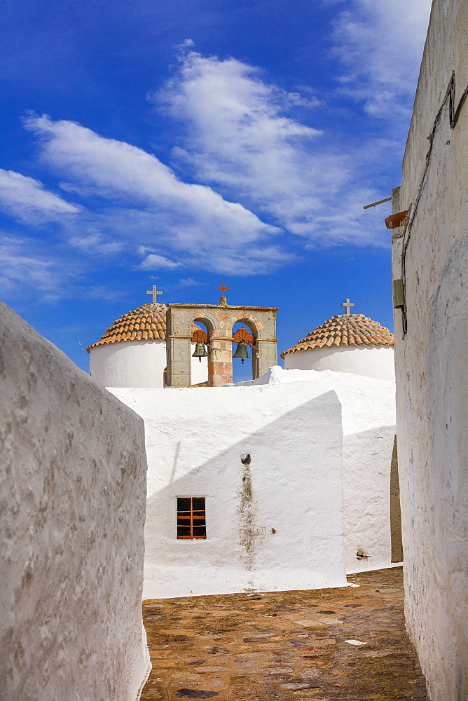 Chora of Patmos, Dodecanese, Greek Islands, Greece, Europe