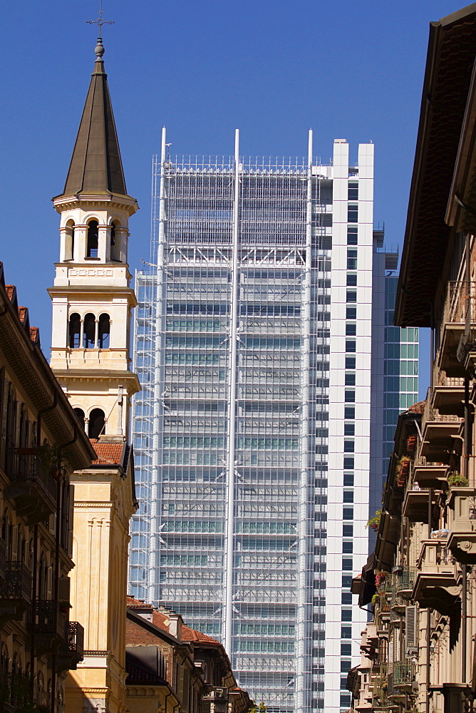 Intesa Sanpaolo building, Turin, Piedmont, Italy, Europe