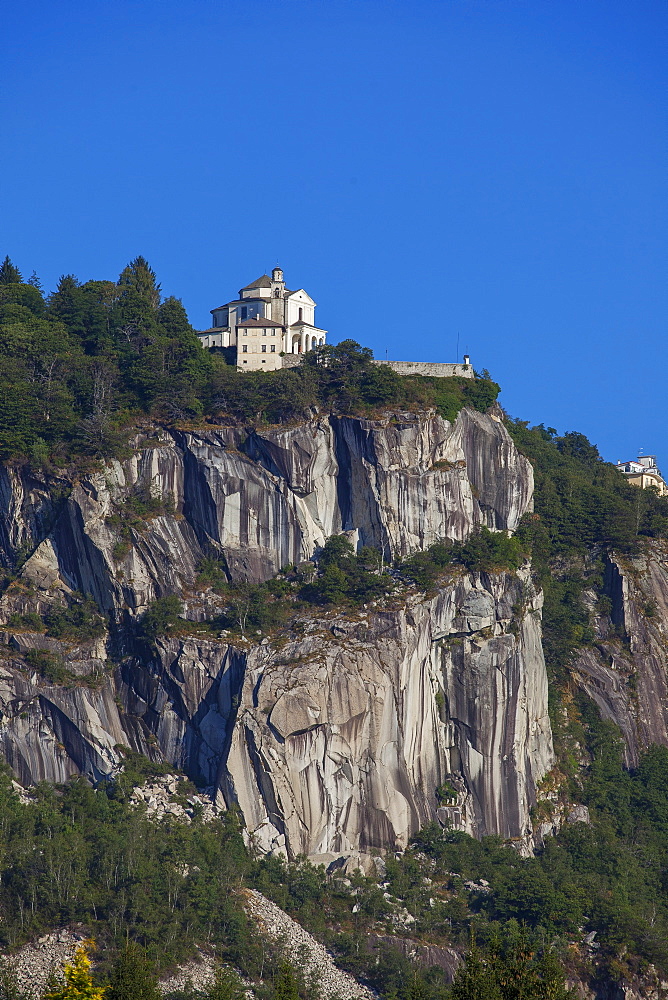 Church of Madonna del Sasso, Lake Orta, Piemonte (Piedmont), Italy, Europe