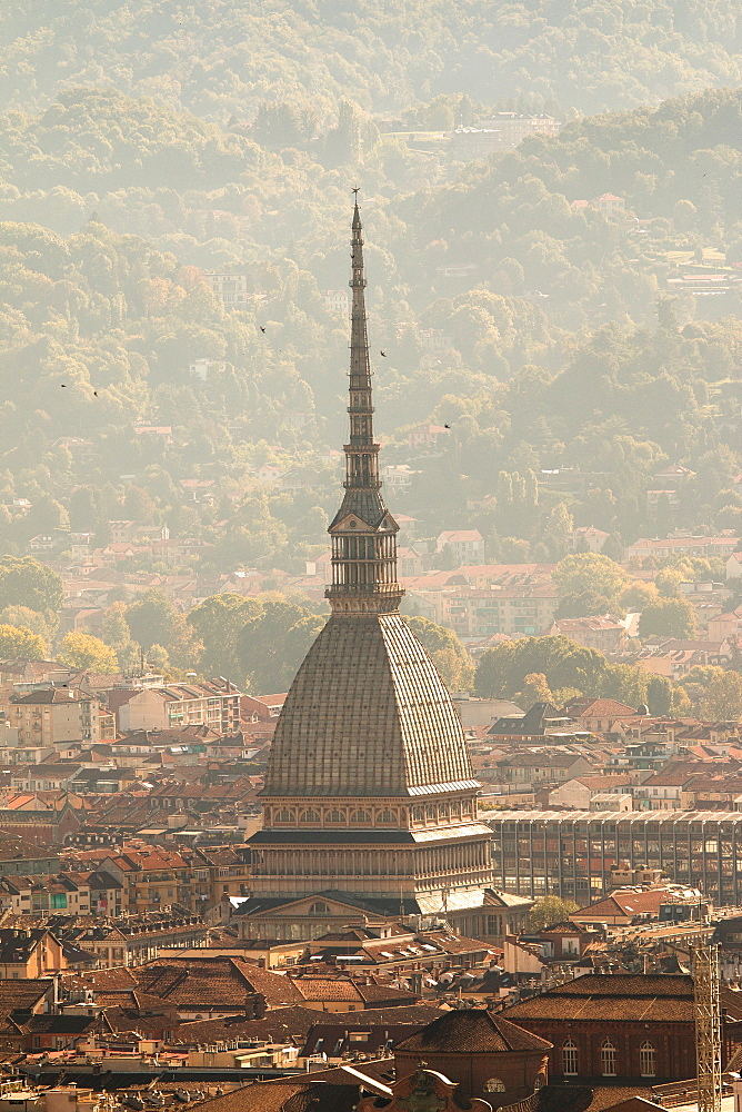 Skyline and Mole Antonelliana, Turin, Piedmont, Italy, Europe