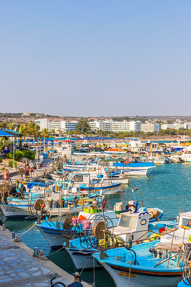 Ayia Napa Harbour, Limanaki in Agia Napa, Cyprus, Mediterranean, Europe