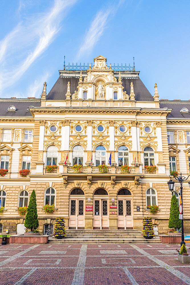 Town Hall in Bielsko Biala, Silesian Voivodeship, Poland, Europe