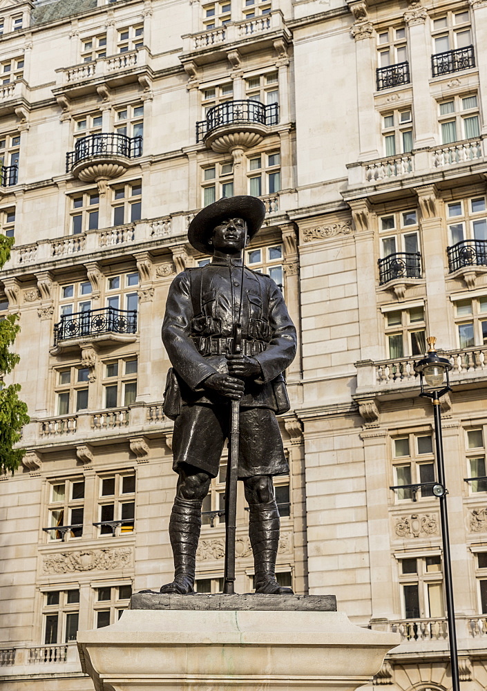 The Gurkha Memorial (Memorial to the Brigade of Gurkhas), Westminster, London, England, United Kingdom, Europe