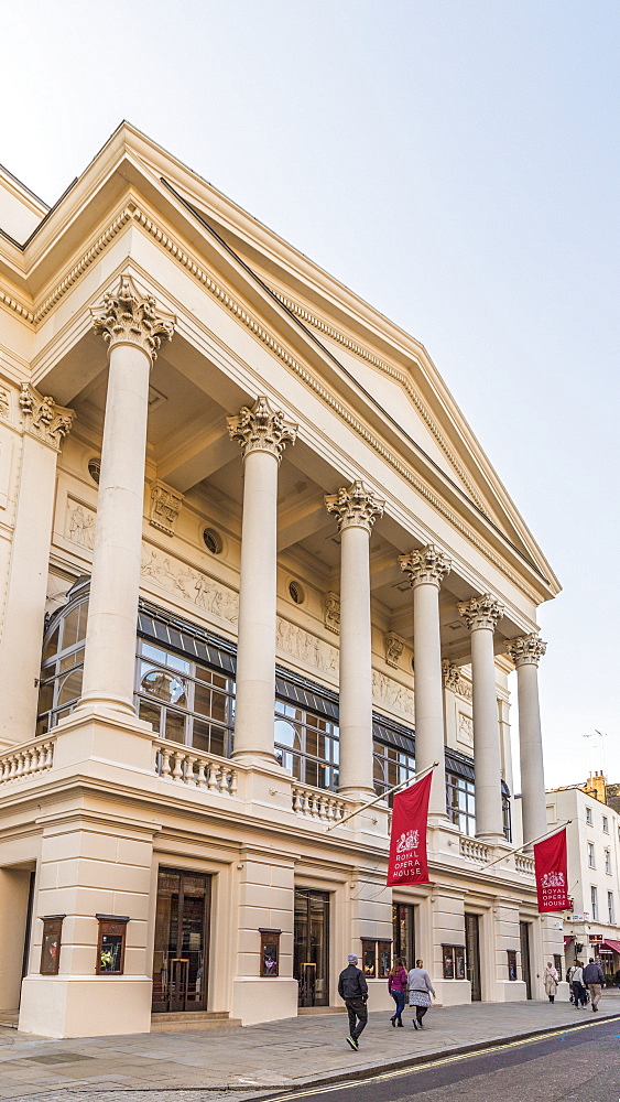 The Royal Opera House in Covent Garden, London, England, United Kingdom, Europe