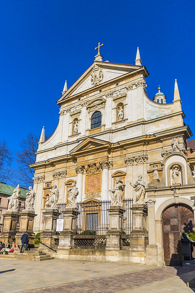 The Church of Saint Peter and Saint Paul in the medieval old town, UNESCO World Heritage Site, Krakow, Poland, Europe