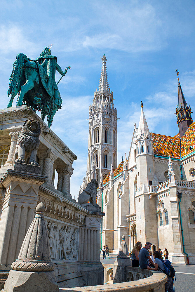 Church of the Assumption of the Buda Castle (Matthias Church), Budapest, Hungary, Europe