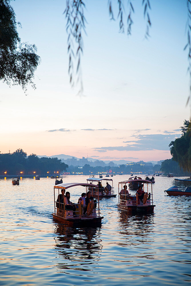 Shichaha lake, Xicheng district, Beijing, China, Asia