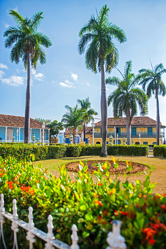 Casa de Aldeman Ortiz, Plaza Mayor, Trinidad, UNESCO World Heritage Site, Sancti Spiritus, Cuba, West Indies, Central America