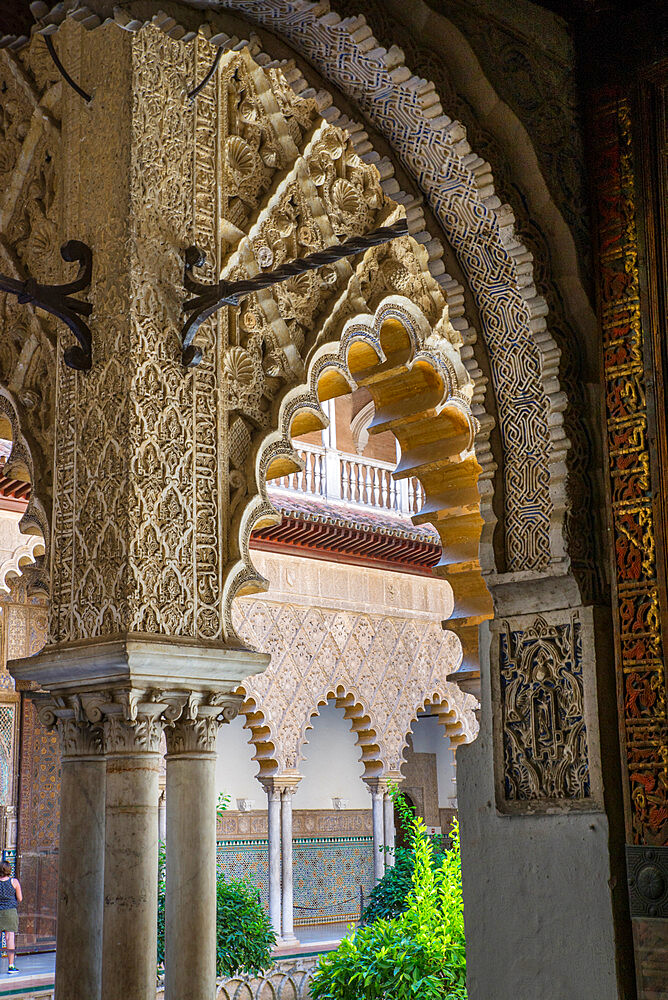 Real Alcazar of Seville, UNESCO World Heritage Site, Seville, Andalucia, Spain, Europe