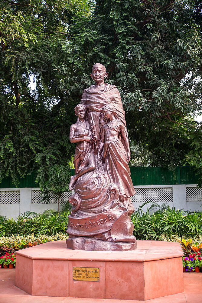 Gandhi Smriti, Memorial Museum to Mahatma Gandhi and site of assassination, New Delhi, India, Asia