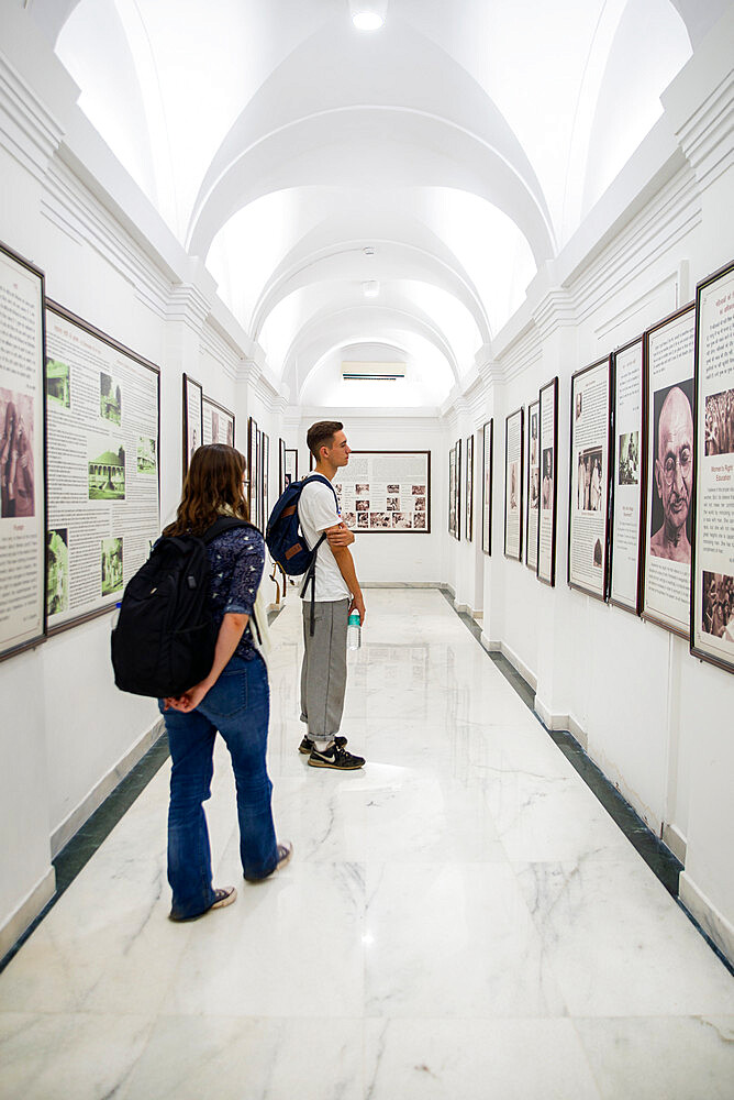 Gandhi Smriti, Memorial Museum to Mahatma Gandhi and site of assassination, New Delhi, India, Asia