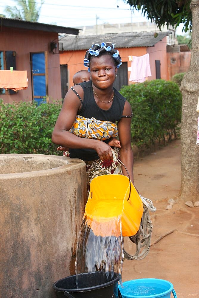 Water well in Africa.