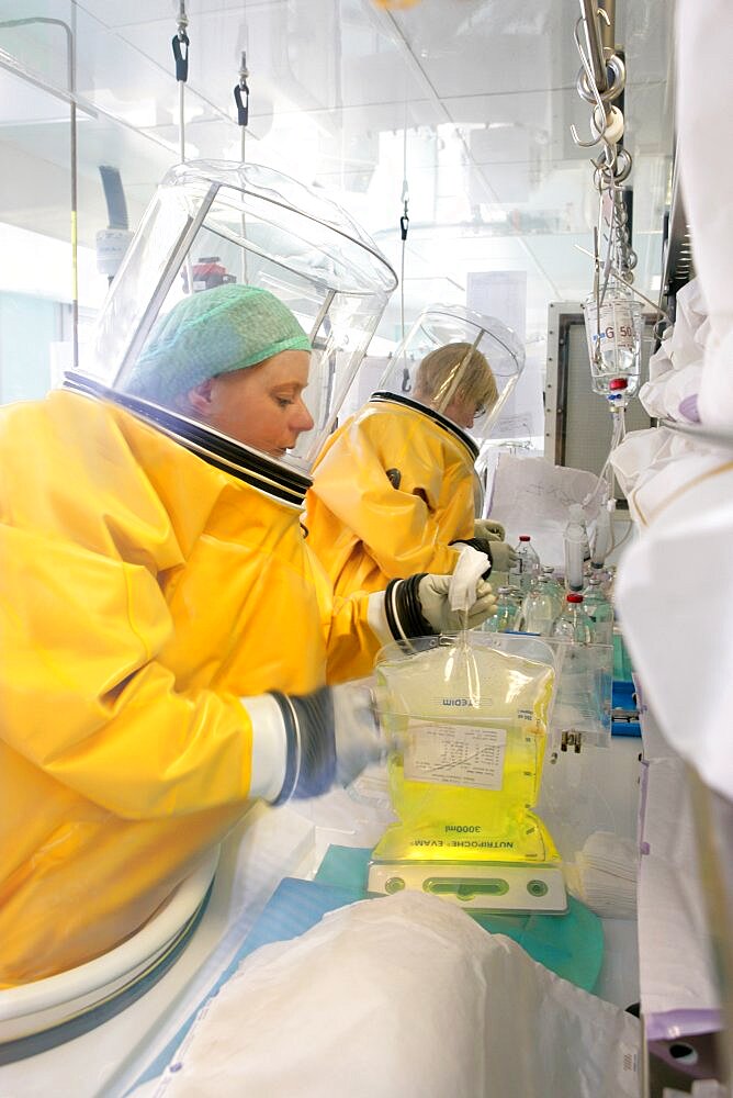 Lab Technicians in Hospital Pharmacy