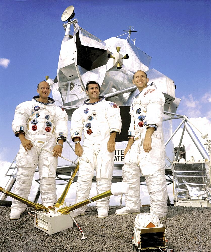 Prime crew of the Apollo 12 lunar landing mission