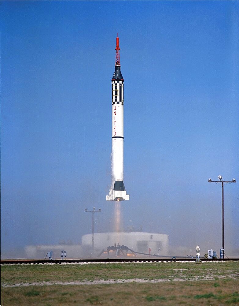 Launching of Mercury-Redstone 2