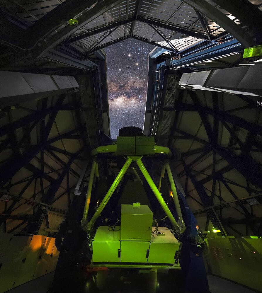 Inside the Vista Telescope