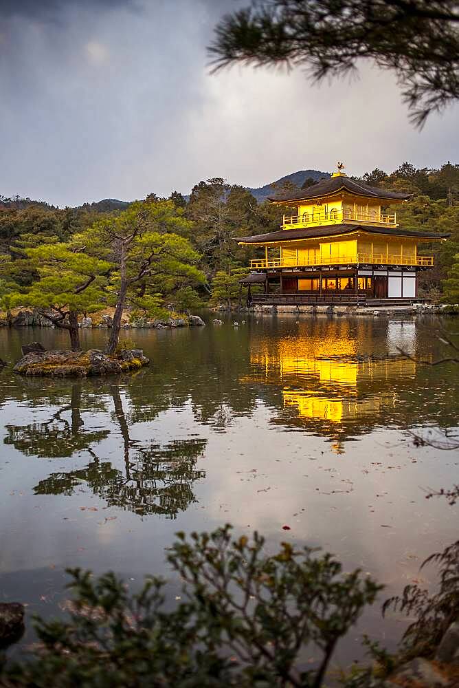 Kinkakuji temple,golden Pavilion,UNESCO World Heritage Site,Kyoto, Japan