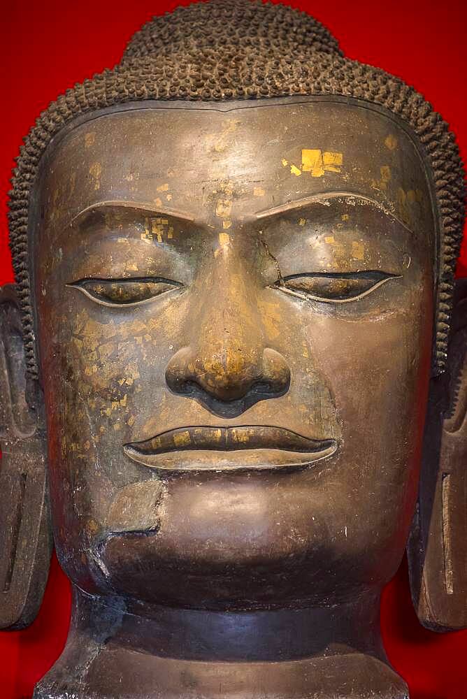 Buddha head, in Chao Sam Phraya National Museum, Ayuthaya, Thailand