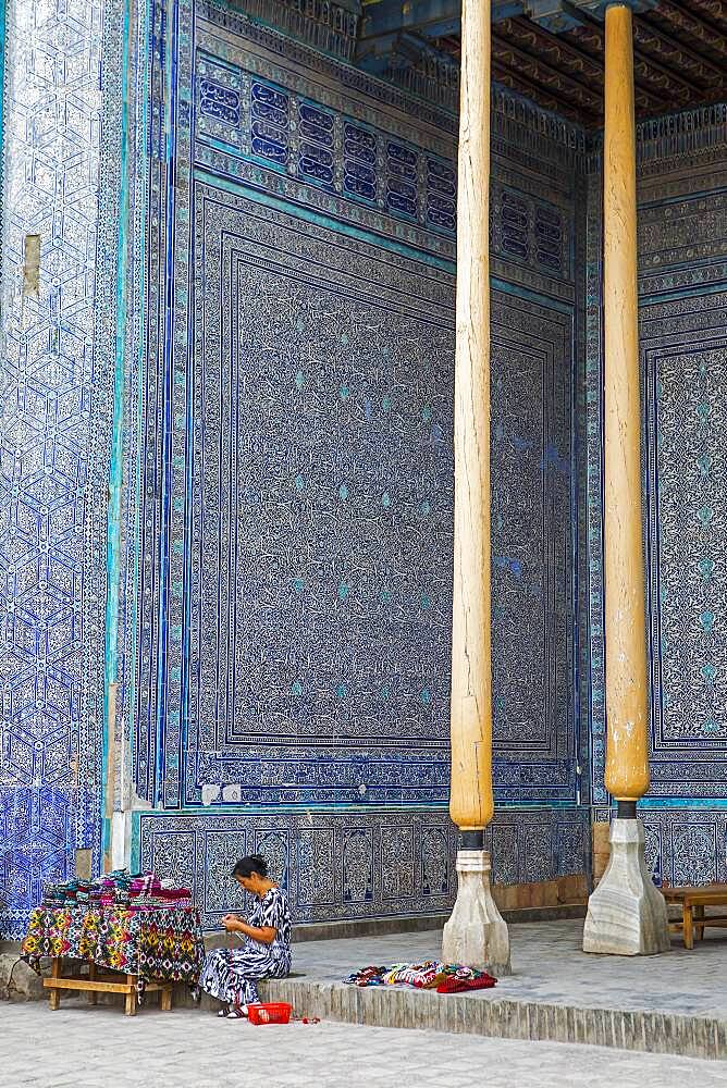 Summer Mosque, inside Kuhna Ark, Khiva, Uzbekistan