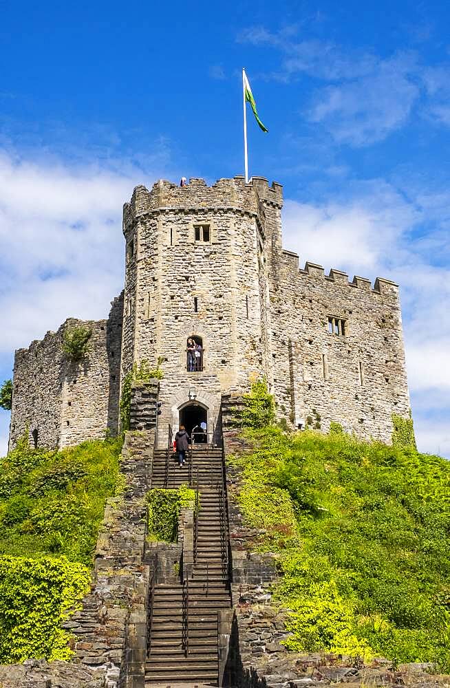 Norman Keep, Cardiff Castle, Cardiff, Wales