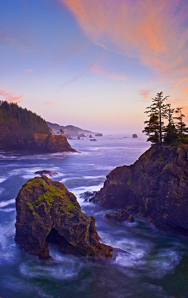 Oregon coast south of Natural Bridges Viewpoint, Samuel H. Boardman State Park.