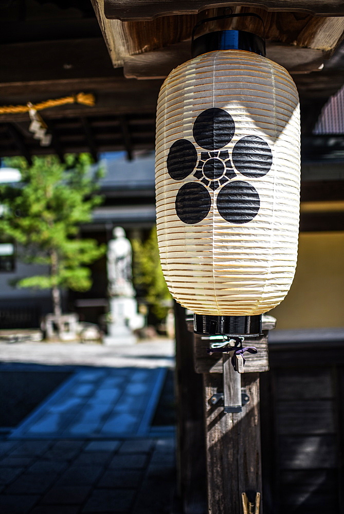 Streets of Koyasan or Mount Koya, temple settlement in Wakayama Prefecture to the south of Osaka