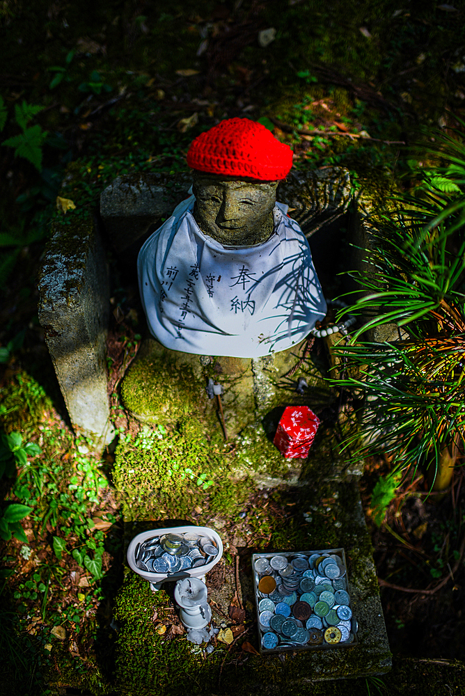 Okunoin, most popular cemetery in Japan, located in Koyasan or Mount Koya.