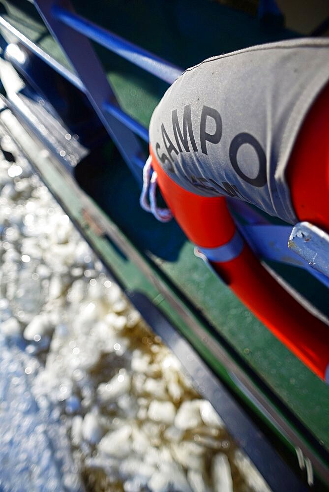 Sampo Icebreaker cruise, an authentic Finnish icebreaker turned into touristic attraction in Kemi, Lapland