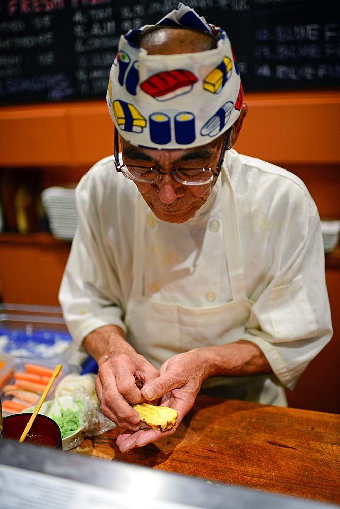 Chef Norihiko Suzuki at Ebisu Japanese restaurant, San Francisco,