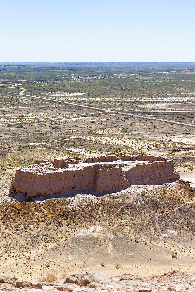 Ayaz Kala Fortress 2, photo taken from Ayaz Kala Fortress 1, Ayaz Kala, Khorezm, Uzbekistan