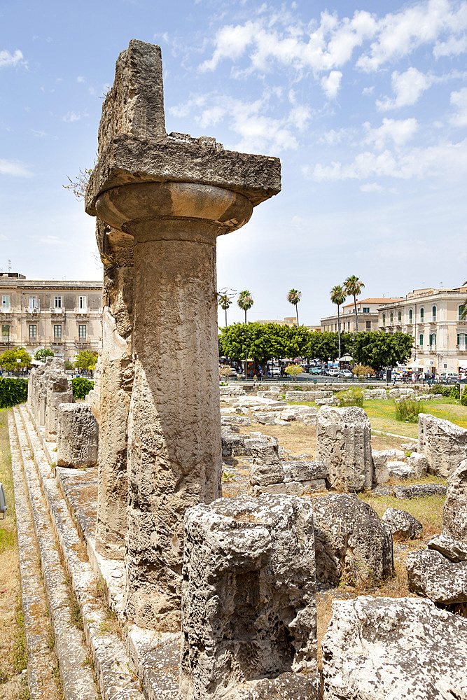 Temple of Apollo, Tempio Di Apollo, Ortygia, Syracuse, Sicily, Italy